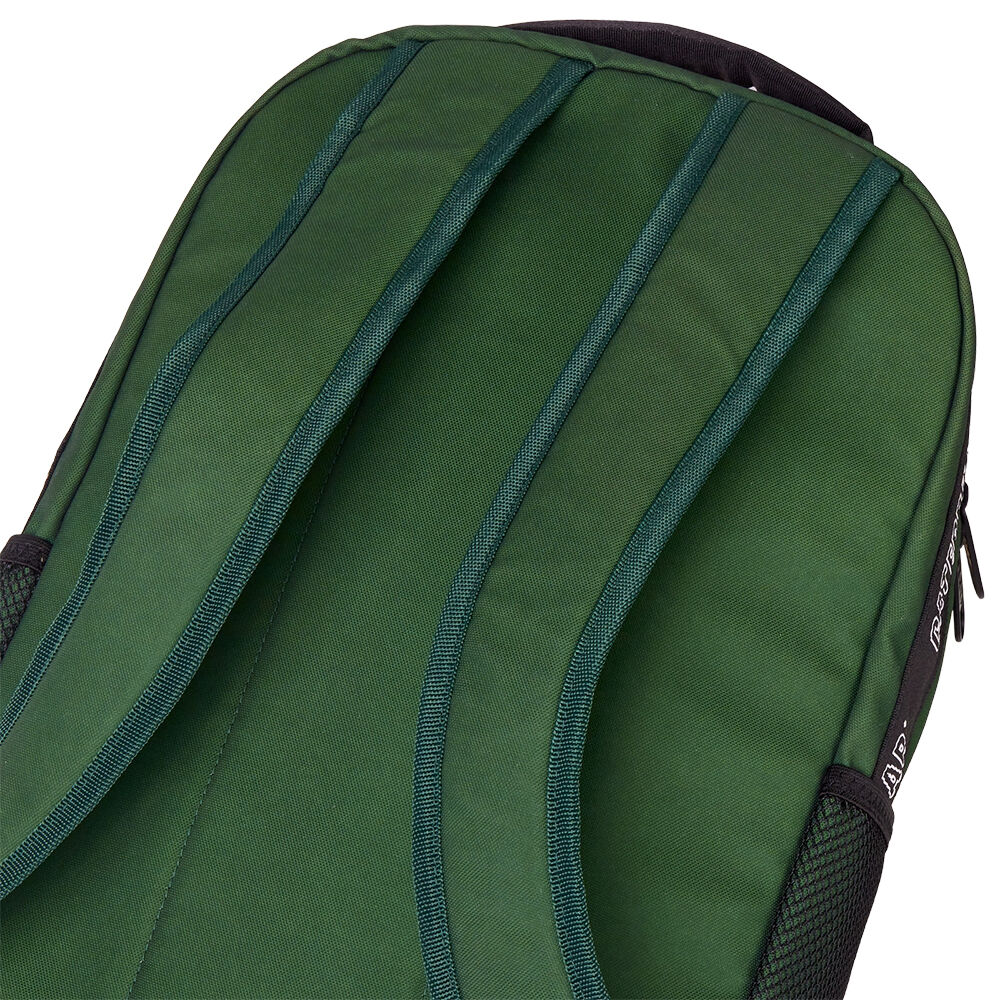 Caterpillar Men's Reflective Logo Backpack Adjustable Strap 45x31cm Dark Green