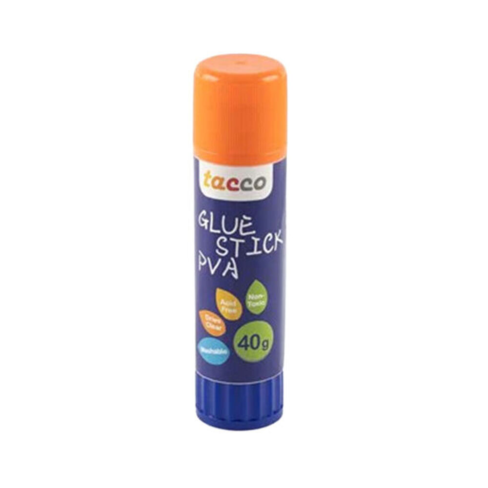 12pc Tacco Glue Stick White Adhesive Art & Craft Kids/Children - 3y+