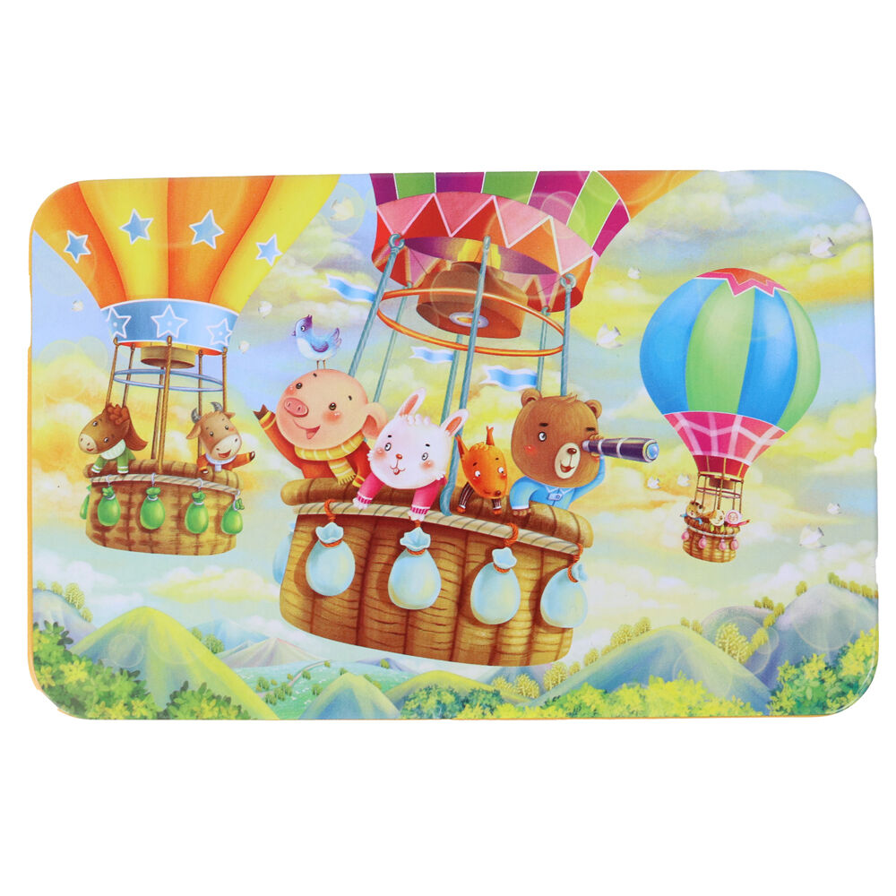 4x 60pc Miki Wooden Hot Air Balloon Jigsaw Puzzle for Kids/Children - 3y+