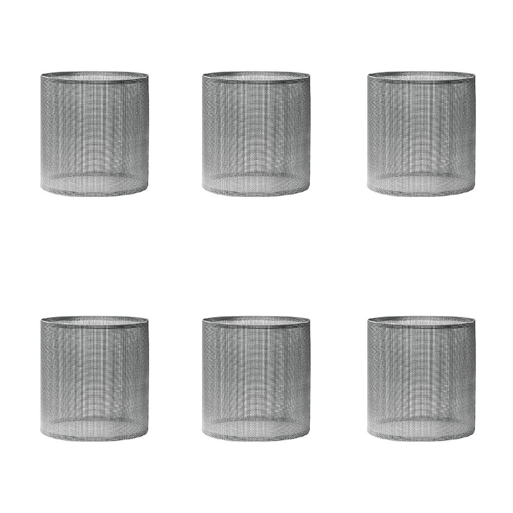 6PK Companion Gas Lantern Mesh Gaslight Cover Small 8x8cm