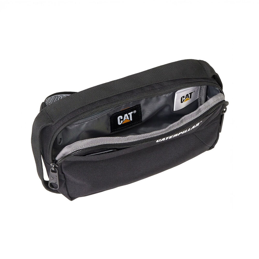 Caterpillar Men's CAT Adventure Waist Bag Adjustable Casual 14x23.5cm Black
