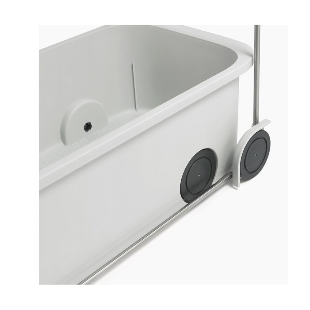 2PK Joseph Joseph CupboardStore 2-Tier Caddy Cupboard Storage Organiser Stone