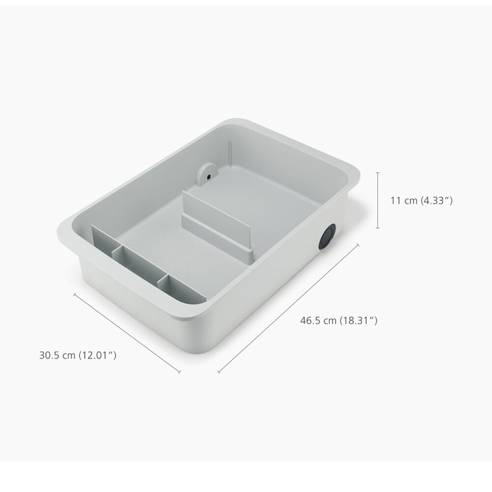 Joseph Joseph CupboardStore Large Caddy Cupboard Storage Organiser Light Stone