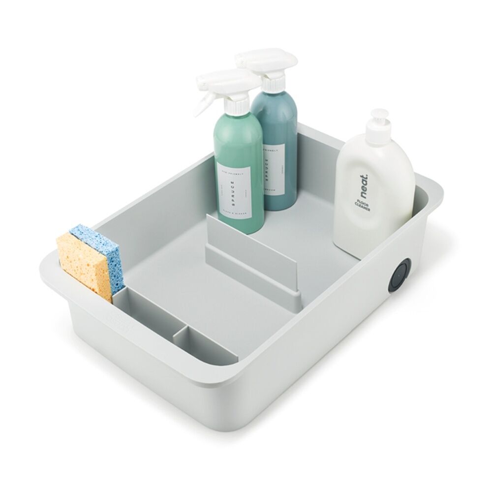 Joseph Joseph CupboardStore Large Caddy Cupboard Storage Organiser Light Stone