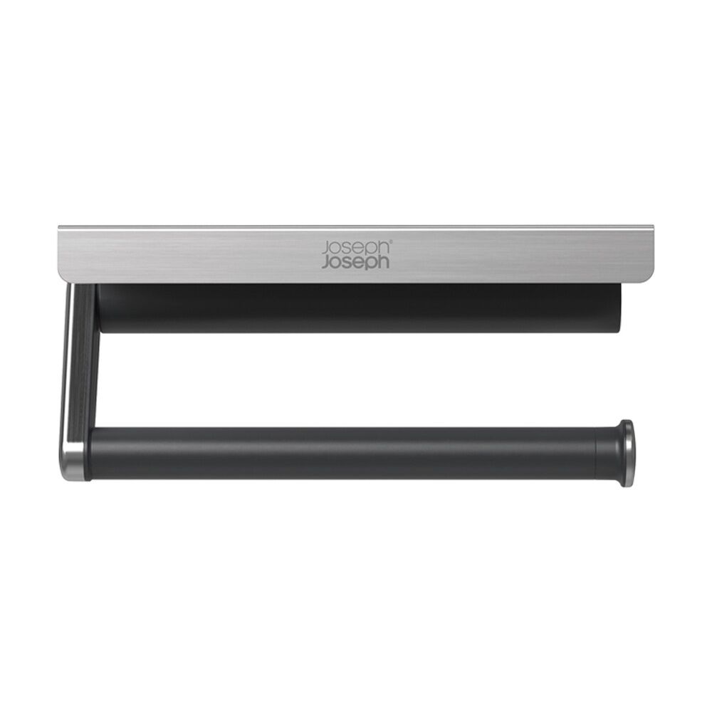 Joseph Joseph RollGrip Easy Tear Under Shelf Paper Towel Roll Holder Steel