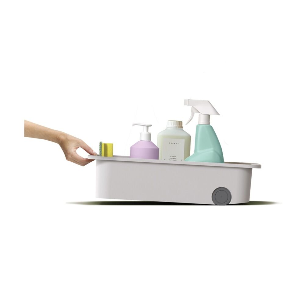 Joseph Joseph CupboardStore Caddy W/ Wheels Kitchen/Bathroom Organiser Stone