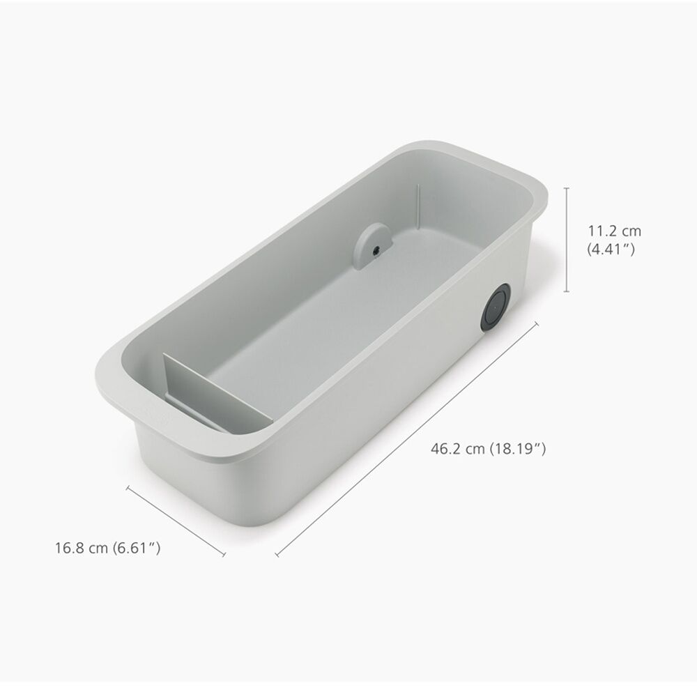 Joseph Joseph CupboardStore Caddy W/ Wheels Kitchen/Bathroom Organiser Stone