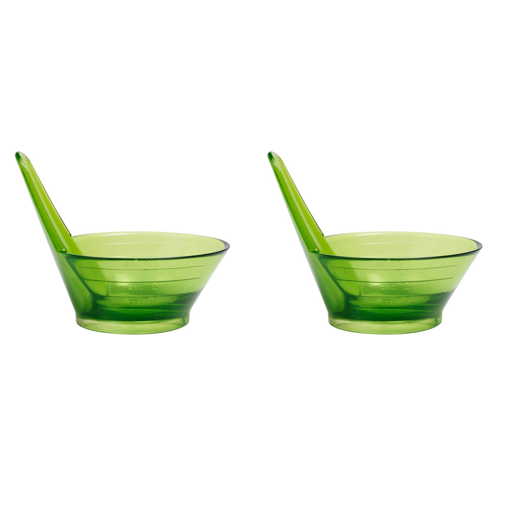 2x Chef'n Zipstrip 60ml Herb Stripper Stem Remover Kitchen Utensil - Green