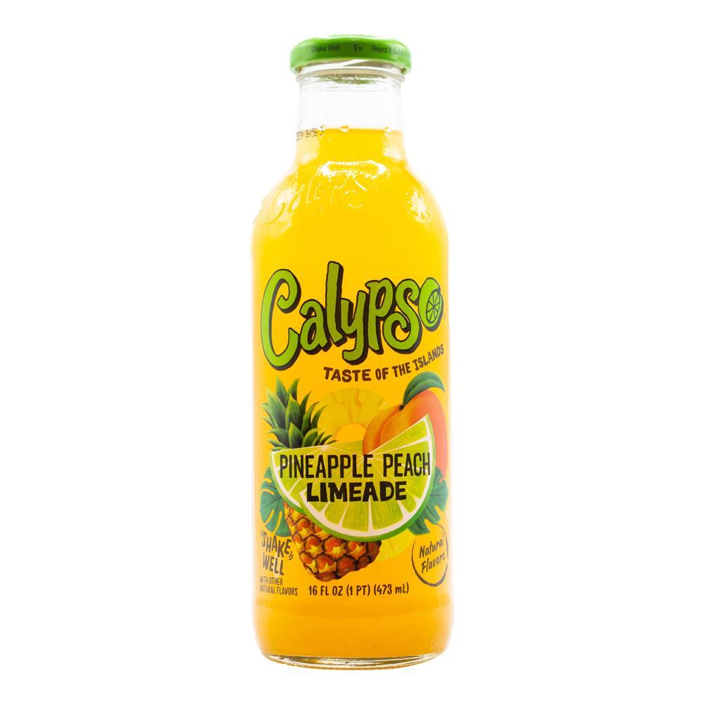 12PK Calypso 473ml Pineapple Peach Limeade Non-Alcoholic Flavoured Drink