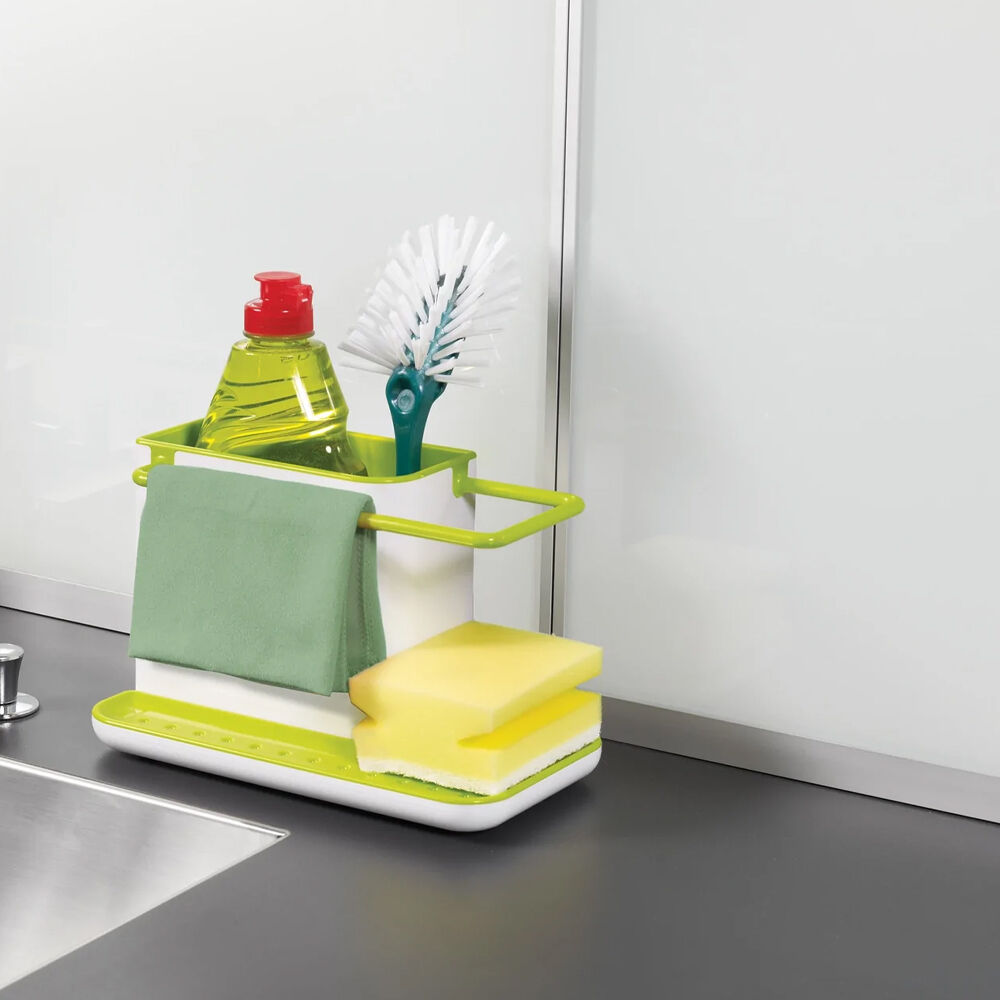 2PK Joseph Joseph Caddy Kitchen Sink Organiser Green/White