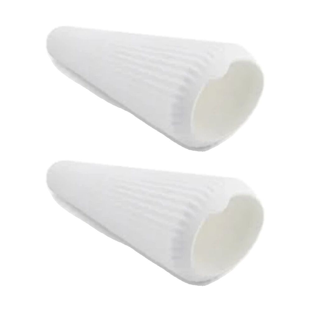 2PK Chef'n GarlicCone Garlic Peeler Hassle-Free White Plastic Kitchen Tool