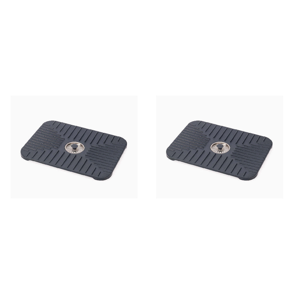 2PK Joseph Joseph SinkShield Sink Saver Protector Mat Grey