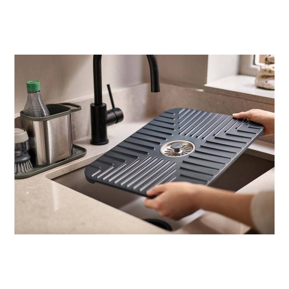 2PK Joseph Joseph SinkShield Sink Saver Protector Mat Grey