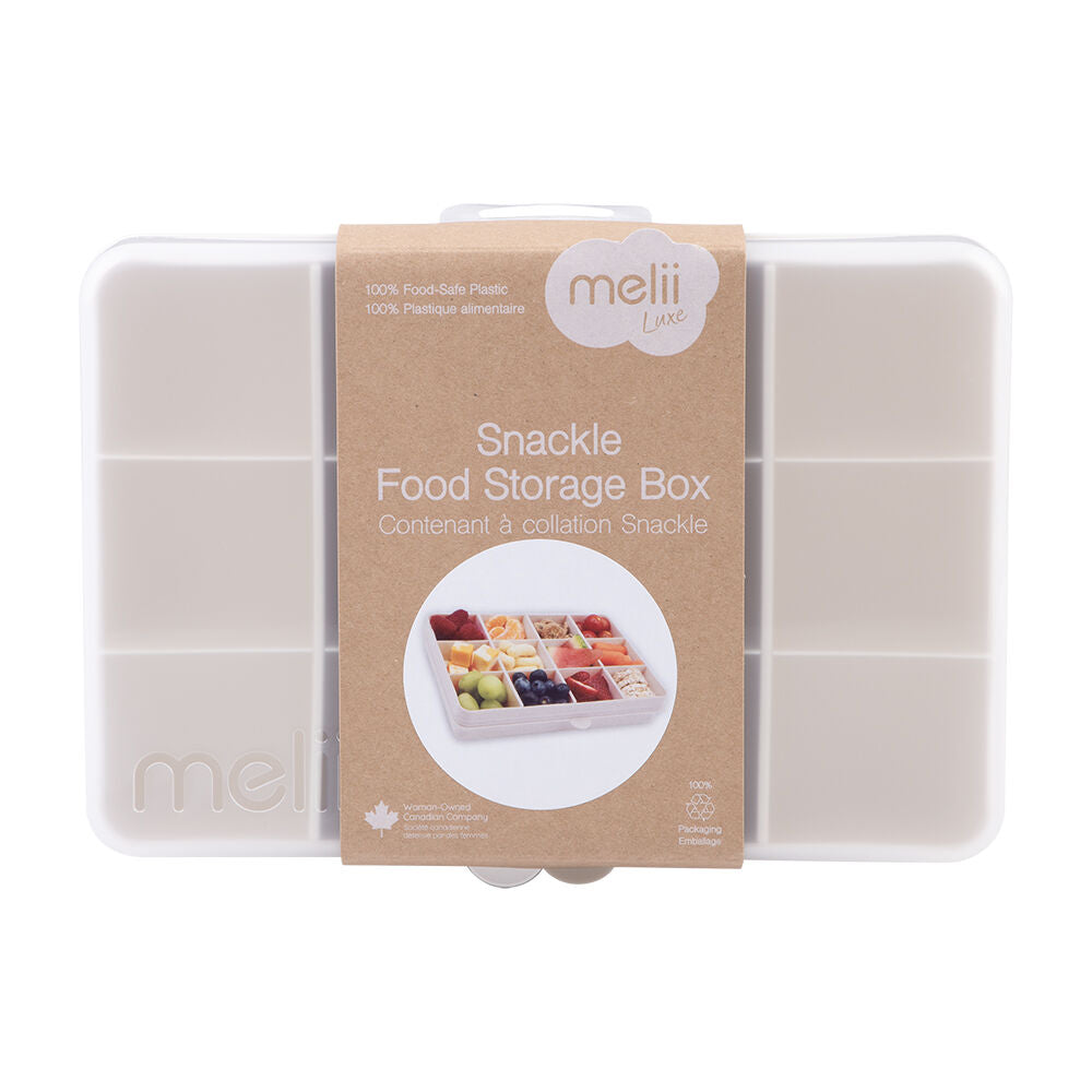 2PK Melii Luxe Snackle Box Food Storage Container w/ 12 Compartments Pink 3y+