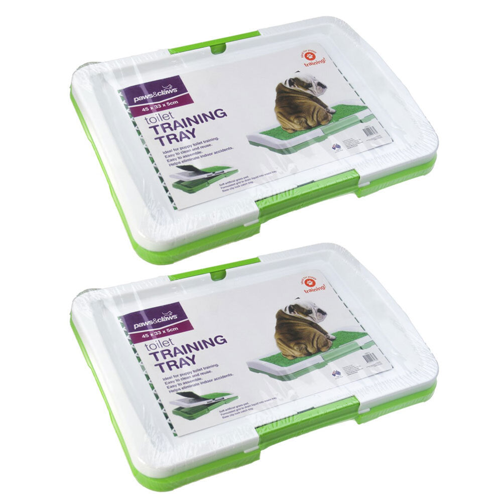 2PK Paws & Claws Toilet Training Tray