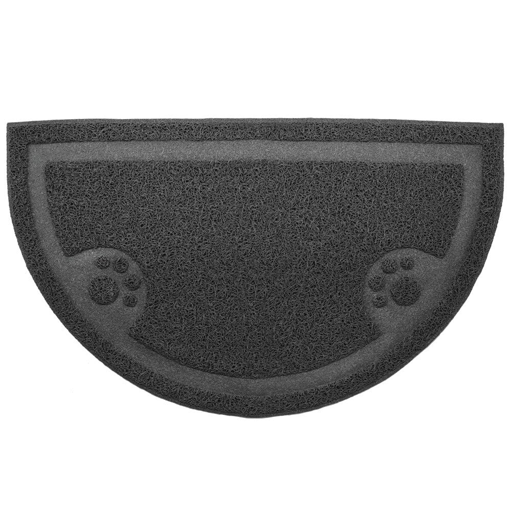 3PK Paws & Claws Pet Non Slip Rubber Food Mat 60x37cm Assorted