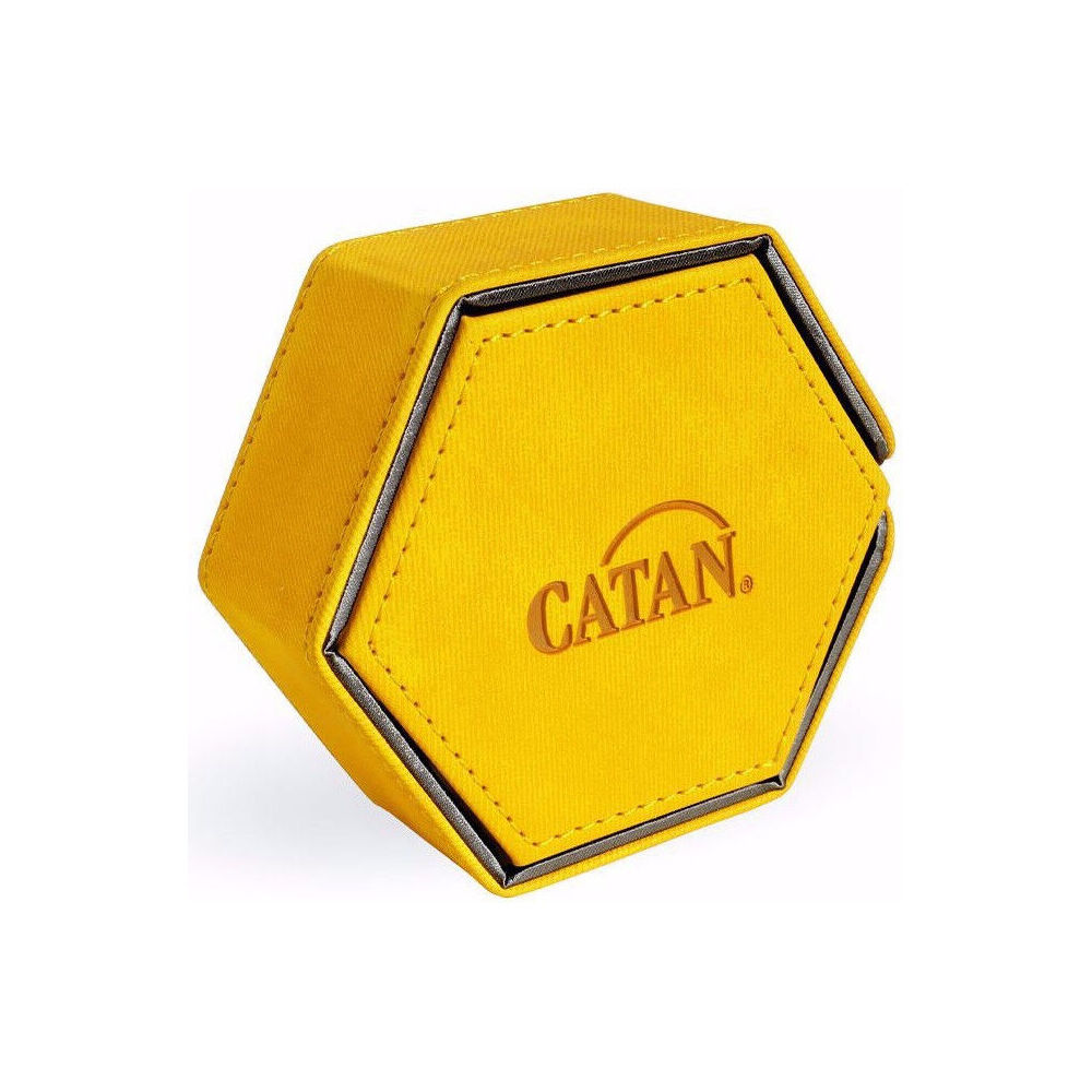 2PK Gamegenic Catan Dice Hexatower Tabletop Gaming Accessories - Yellow