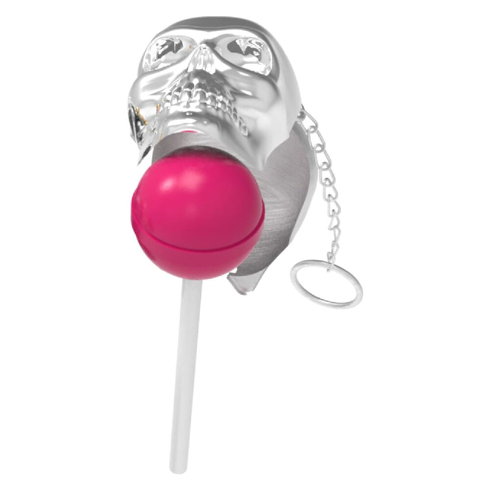144PK Wom Skool Lollipop Skull Key Chains Hanging Accessory Assorted
