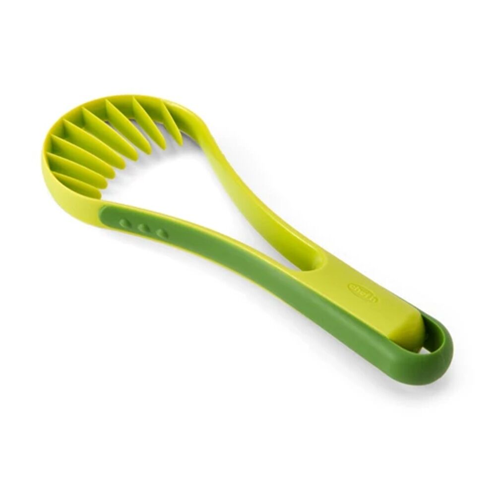 2PK Chef'n Flexicado Avocado Slicer Durable Nylon Plastic Green 20cm Kitchen Tool
