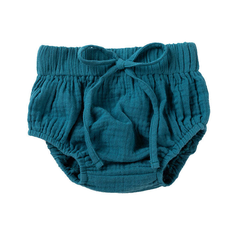 Ponchik Muslin Cotton Bloomers Peacock Size 6-12m