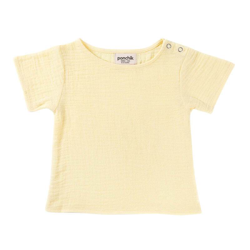 Ponchik Muslin Cotton T Shirt Sunshine Size 3y