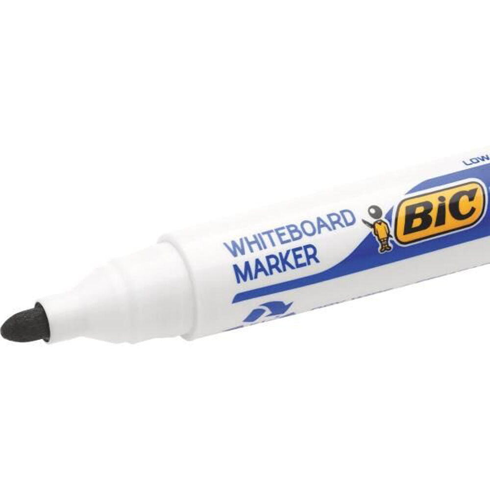 12PK BIC Velleda ECO BL1 Whiteboard Marker Pen School/Office Stationery Black
