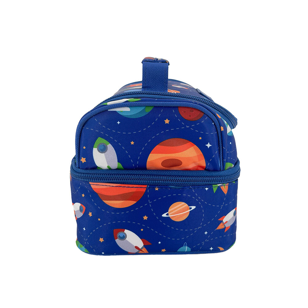 Sachi Style 235 Insulated Double Decker Lunch Bag 25.5x17x14cm Outer Space