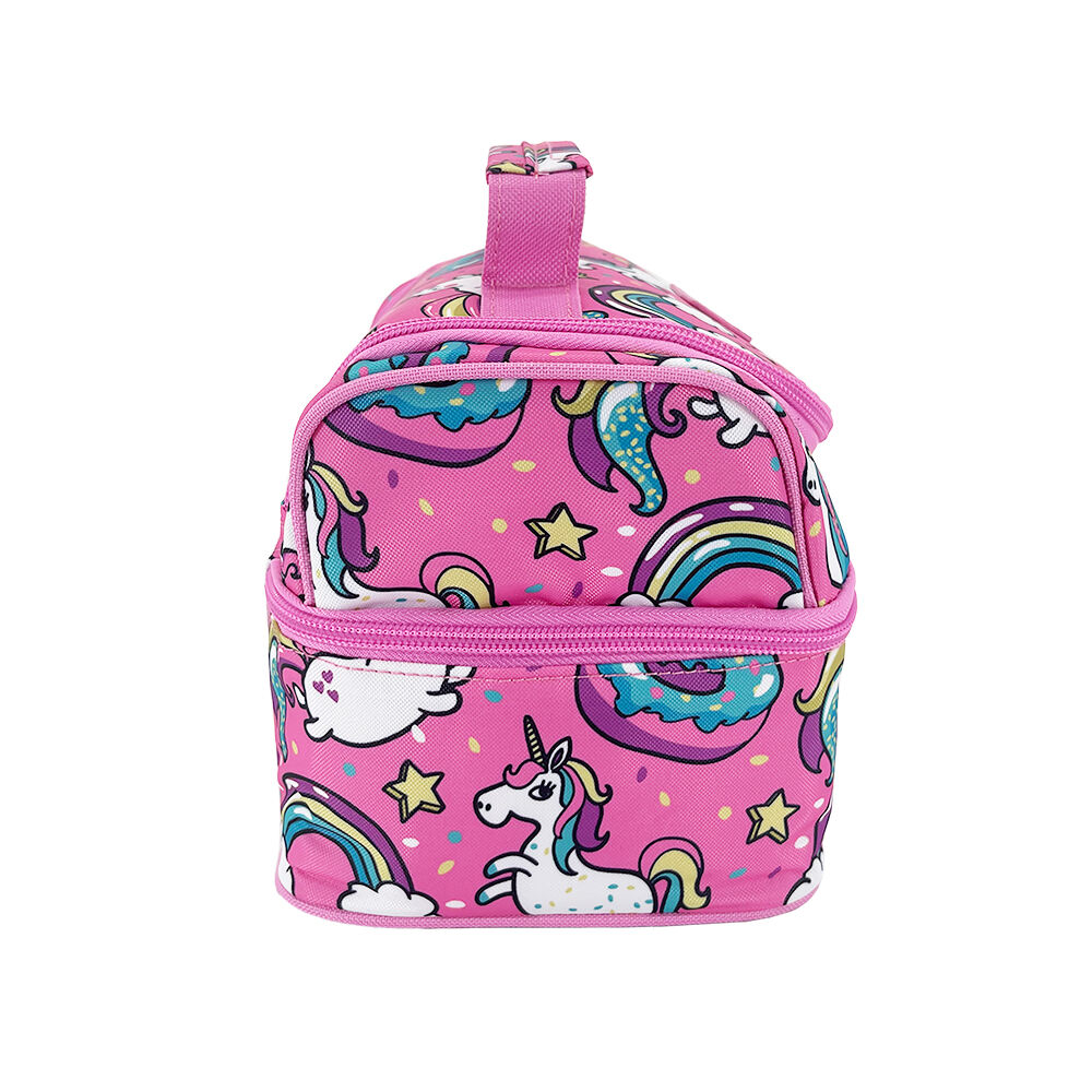 Sachi Style 235 Insulated Double Decker Lunch Bag 25.5x17x14cm Unicorns