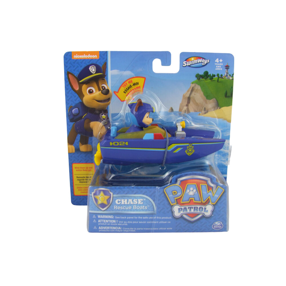 Swimways Paw Patrol Rescue Boat Kids Bath/Pool Toy 4y+ Multi Colour Assorted