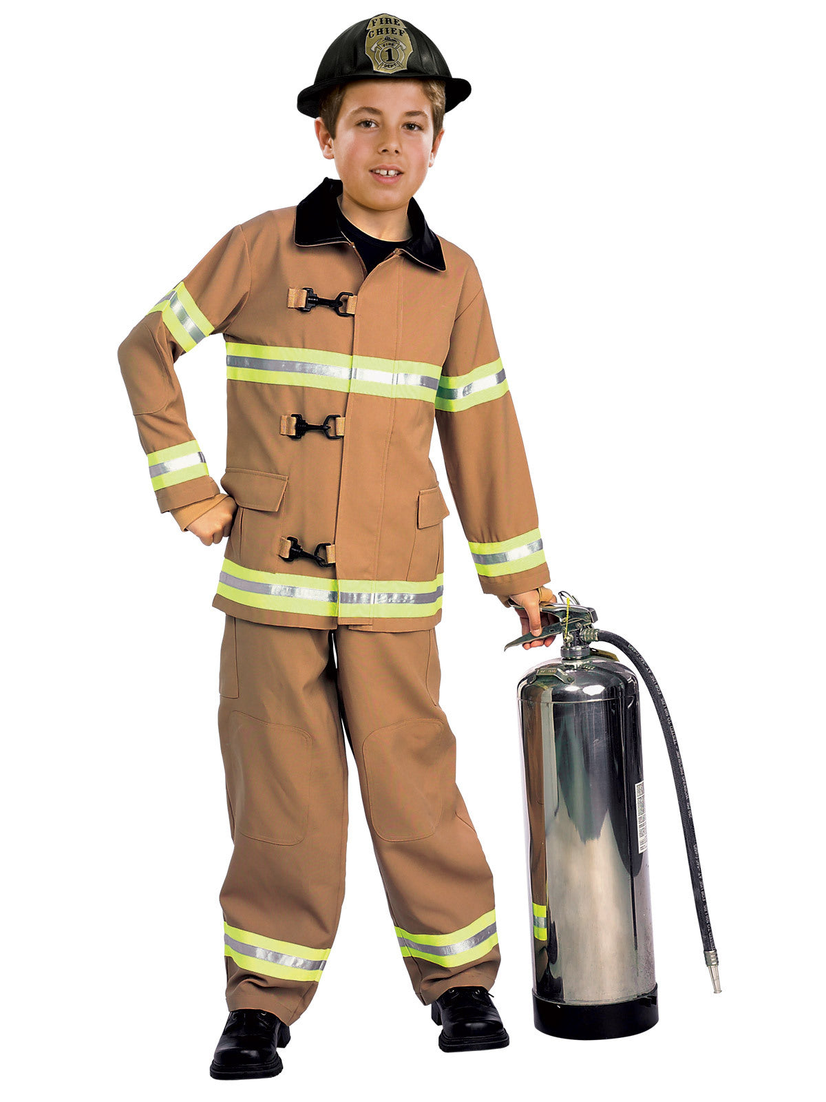 Rubies Fire Fighter Boys Dress Up Costume - Size S