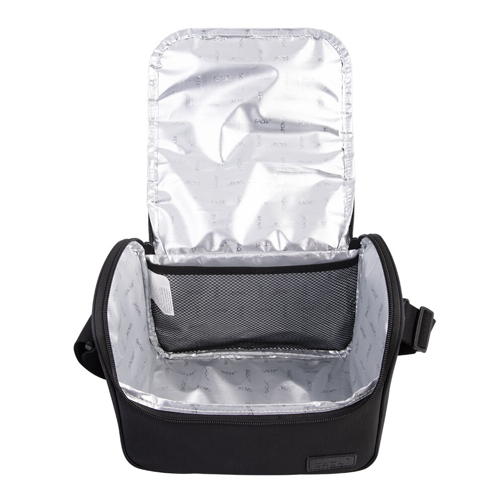 Sachi Lunch-All Insulated Lunch Bag Premium Food Cooler 28x17x21cm Black