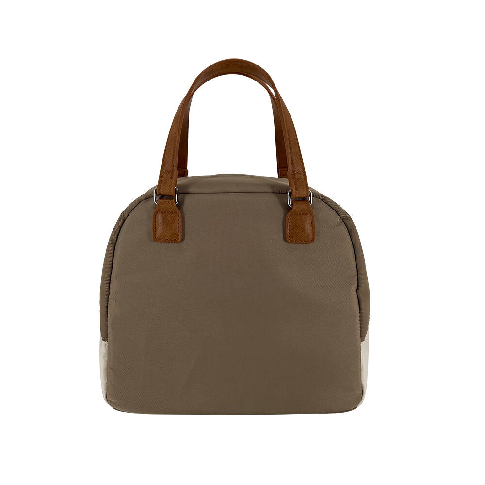 Sachi Style 237 Insulated Plain Cali Lunch Bag 24.5x14.5x22.5cm Latte/Cream