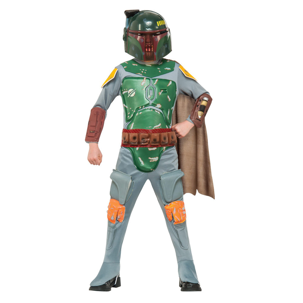 Star Wars Size S Boba Fett Deluxe Jumpsuit Kids Costume