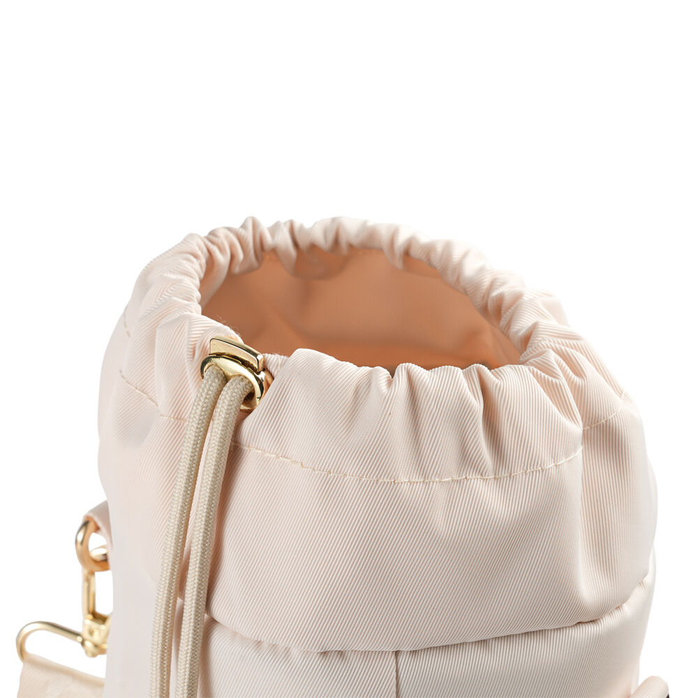 Sachi Deluxe Crossbody Insulated Bottle Bag w/ Adjustable Strap Alabaster