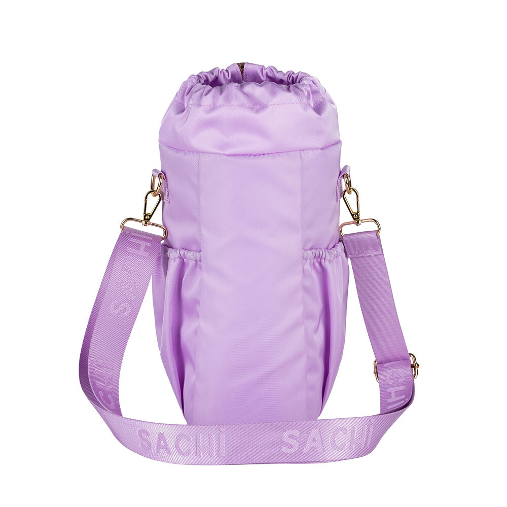 Sachi Deluxe Crossbody Insulated Bottle Bag w/ Adjustable Strap Orchid