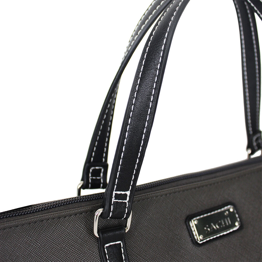 Sachi Stylish Insulated Wine Purse Alcohol Carry Bag 36x9x15cm Charcoal