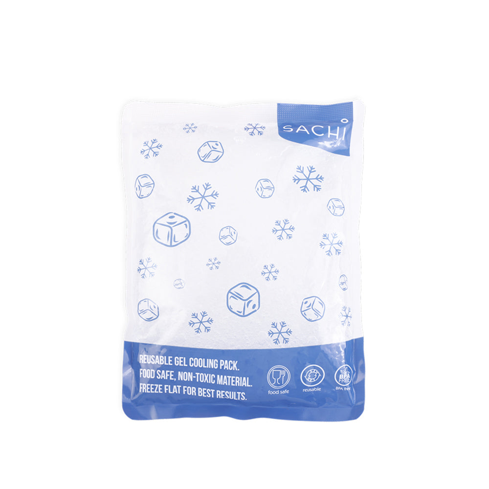 3PK Sachi Resealable Gel Ice Pack w/ Fabric Sleeve - Medium