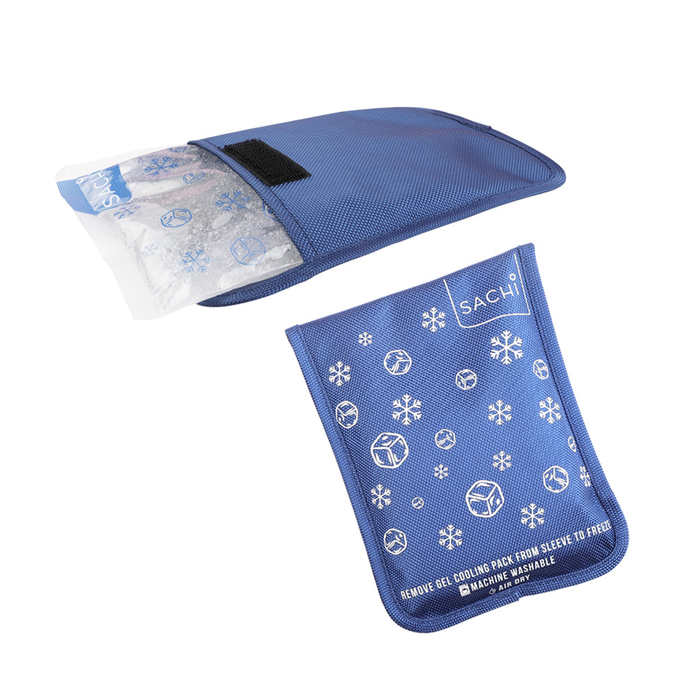 3PK Sachi Resealable Gel Ice Pack w/ Fabric Sleeve - Medium