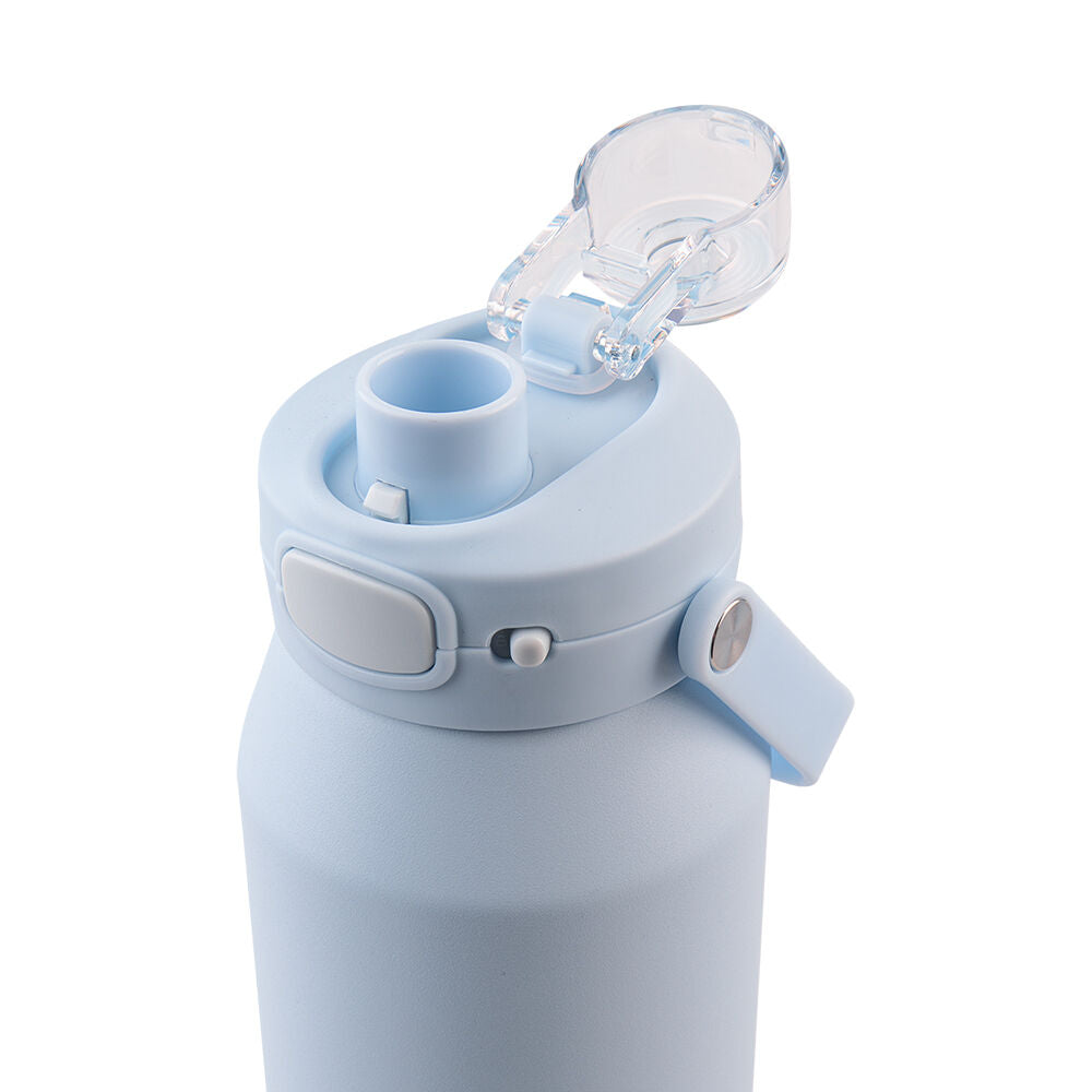 Oasis Ceramic Stainless Steel Insulated Capri Drink Bottle w/ Lid 1L Periwinkle