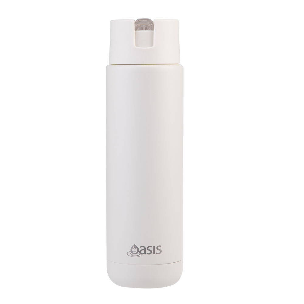 Oasis Ceramic Lined Stainless Steel Insulated Moda Drink Bottle 700ml Alabaster