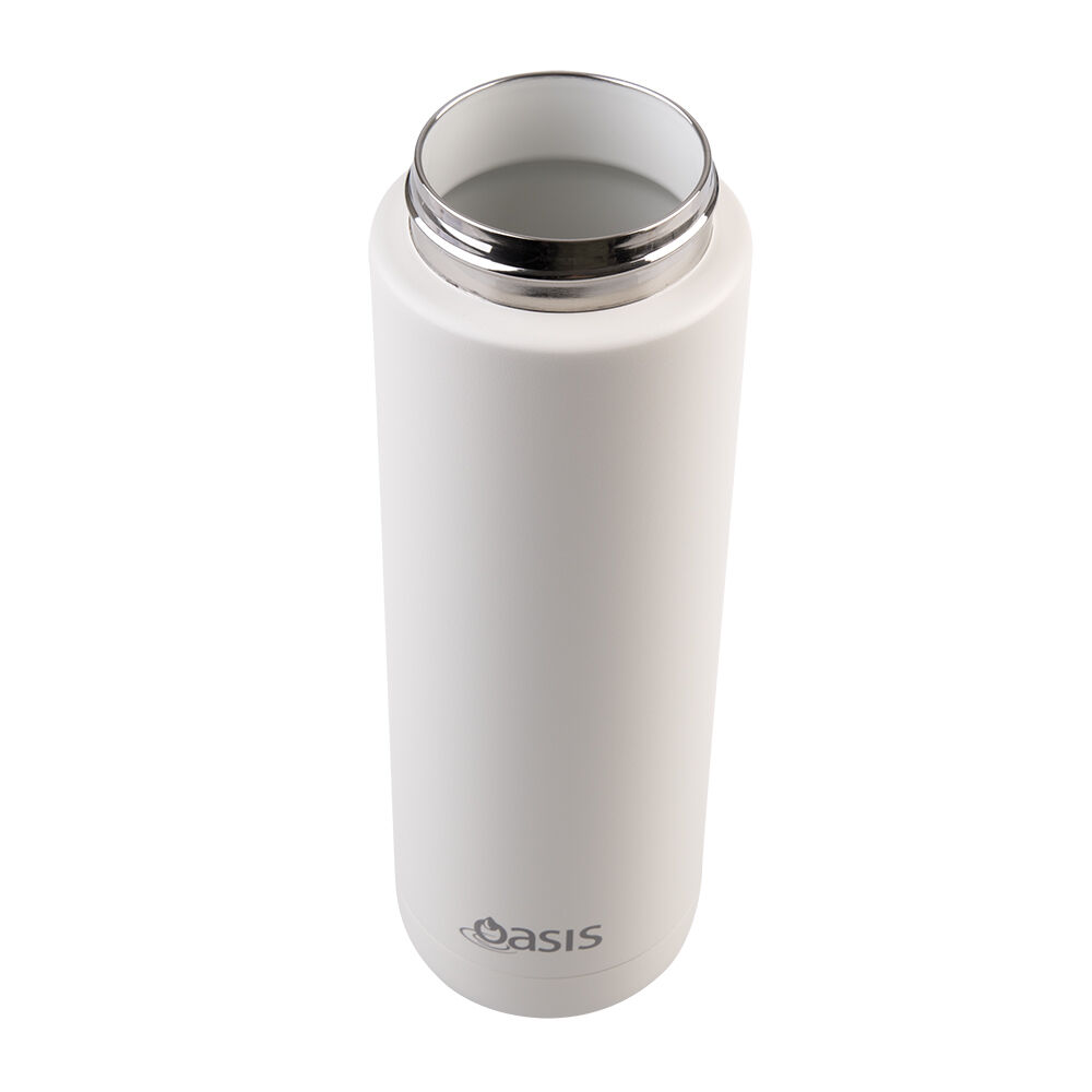 Oasis Ceramic Lined Stainless Steel Insulated Moda Drink Bottle 700ml Alabaster