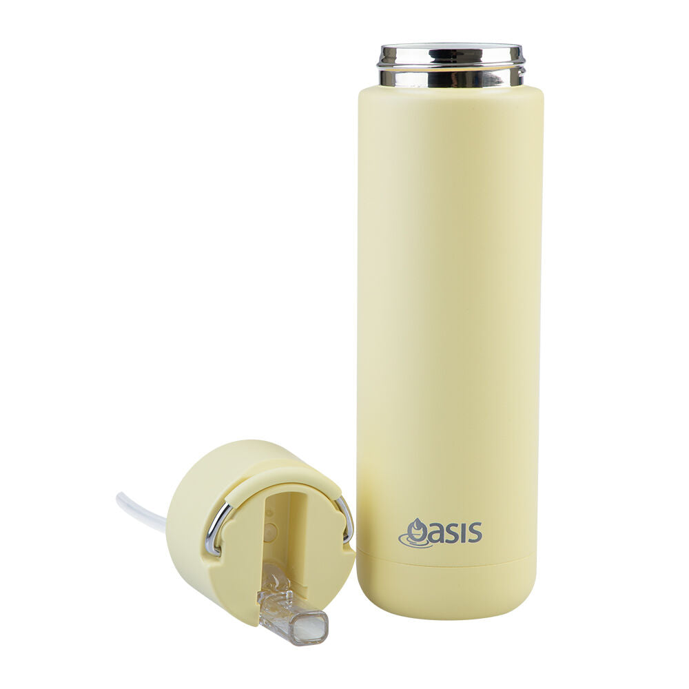 Oasis Ceramic Lined Stainless Steel Insulated Moda Drink Bottle 700ml Daffodil