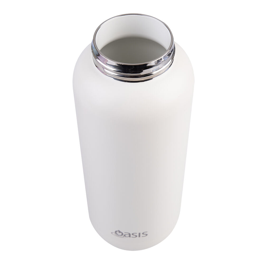 Oasis Ceramic Lined Stainless Steel Insulated Moda Drink Bottle 1L Alabaster