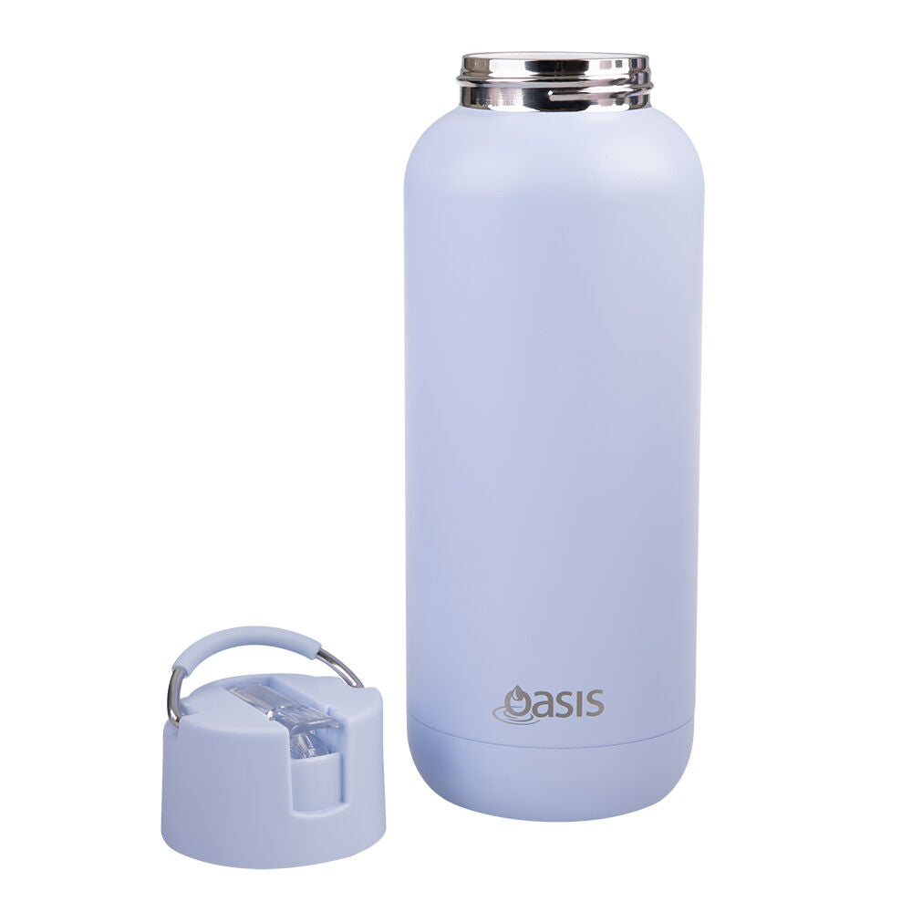 Oasis Ceramic Lined Stainless Steel Insulated Moda Drink Bottle 1L Periwinkle