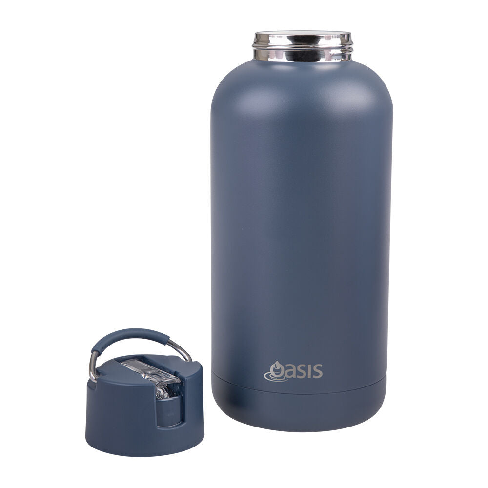 Oasis Ceramic Lined Stainless Steel Insulated Moda Drink Bottle 1.5L Indigo