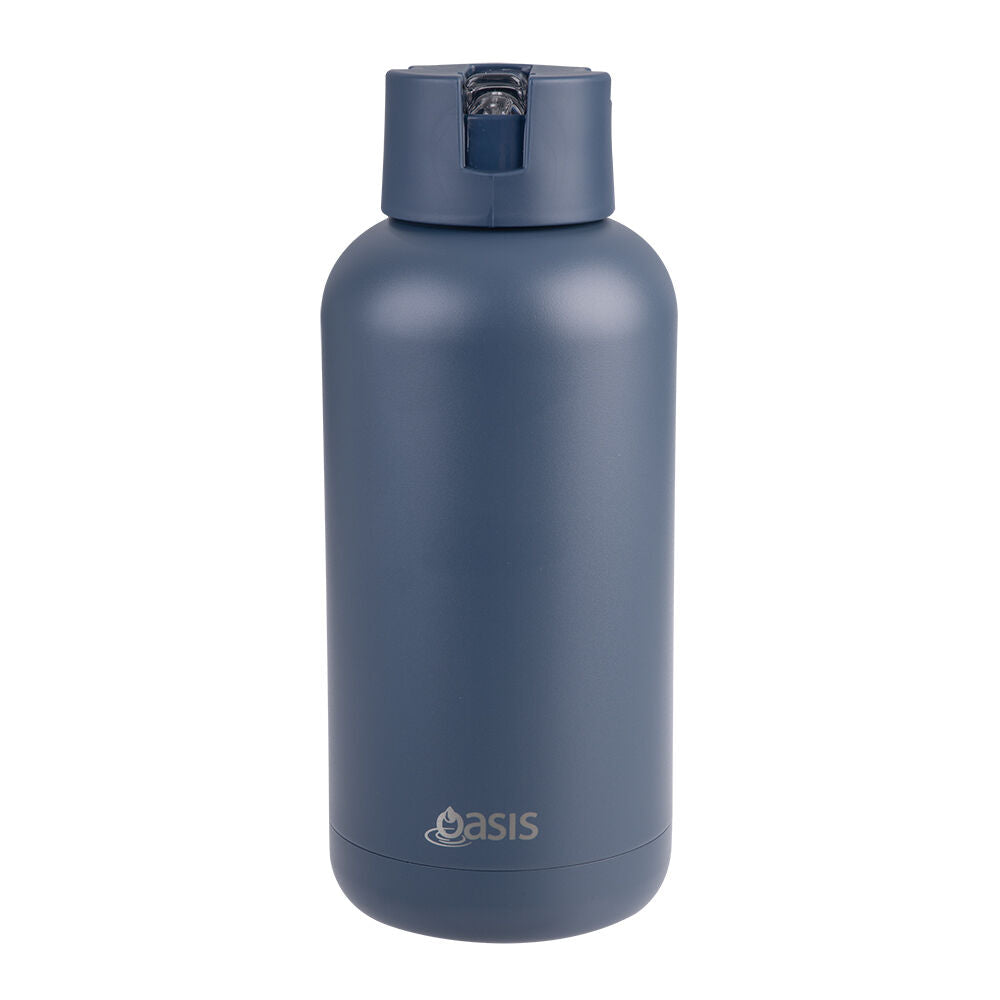 Oasis Ceramic Lined Stainless Steel Insulated Moda Drink Bottle 1.5L Indigo