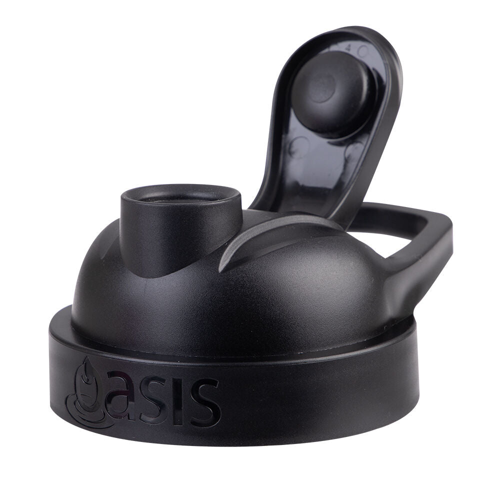 Oasis Stainless Steel Insulated Protein Shaker Double Walled 700ml Black