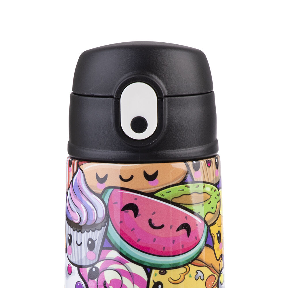 Oasis Stainless Steel Insulated Kids Drink Bottle w/ Straw 400ml Squishies