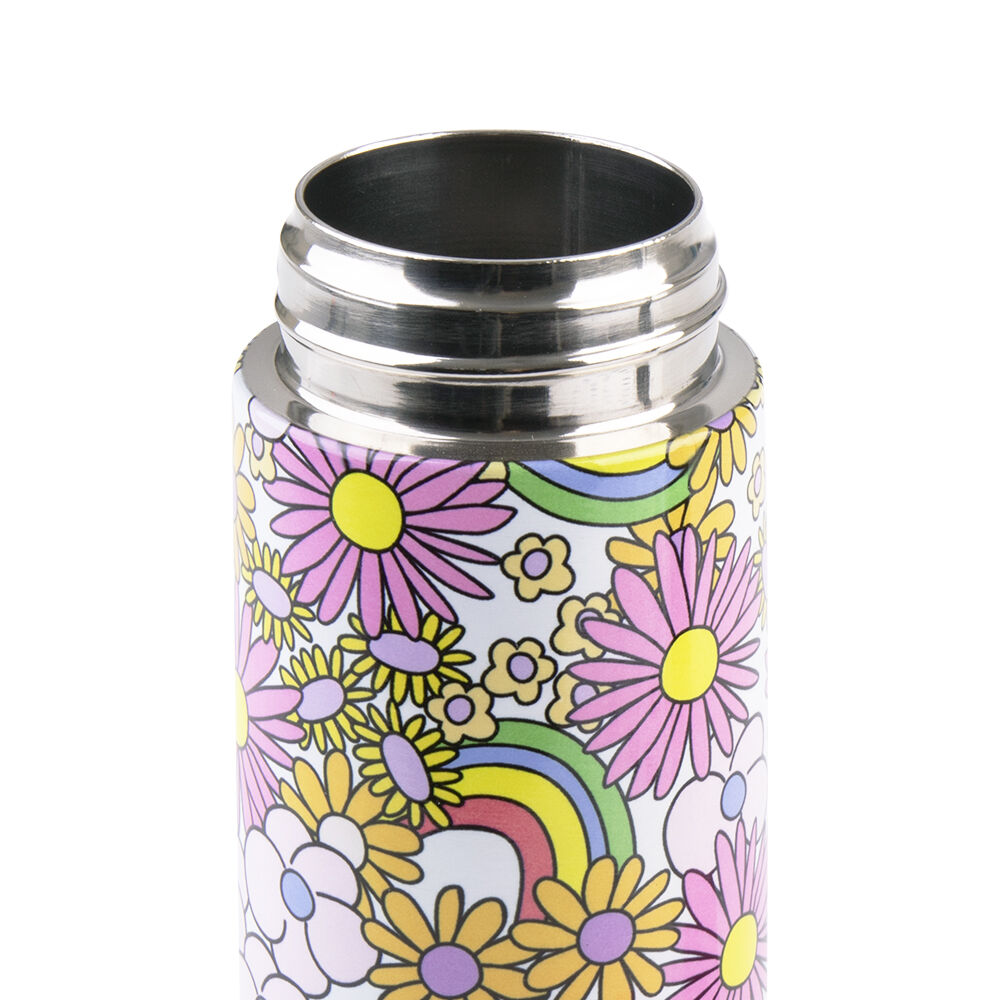 Oasis Stainless Steel Insulated Kids Drink Bottle w/Straw 550ml Flower Power