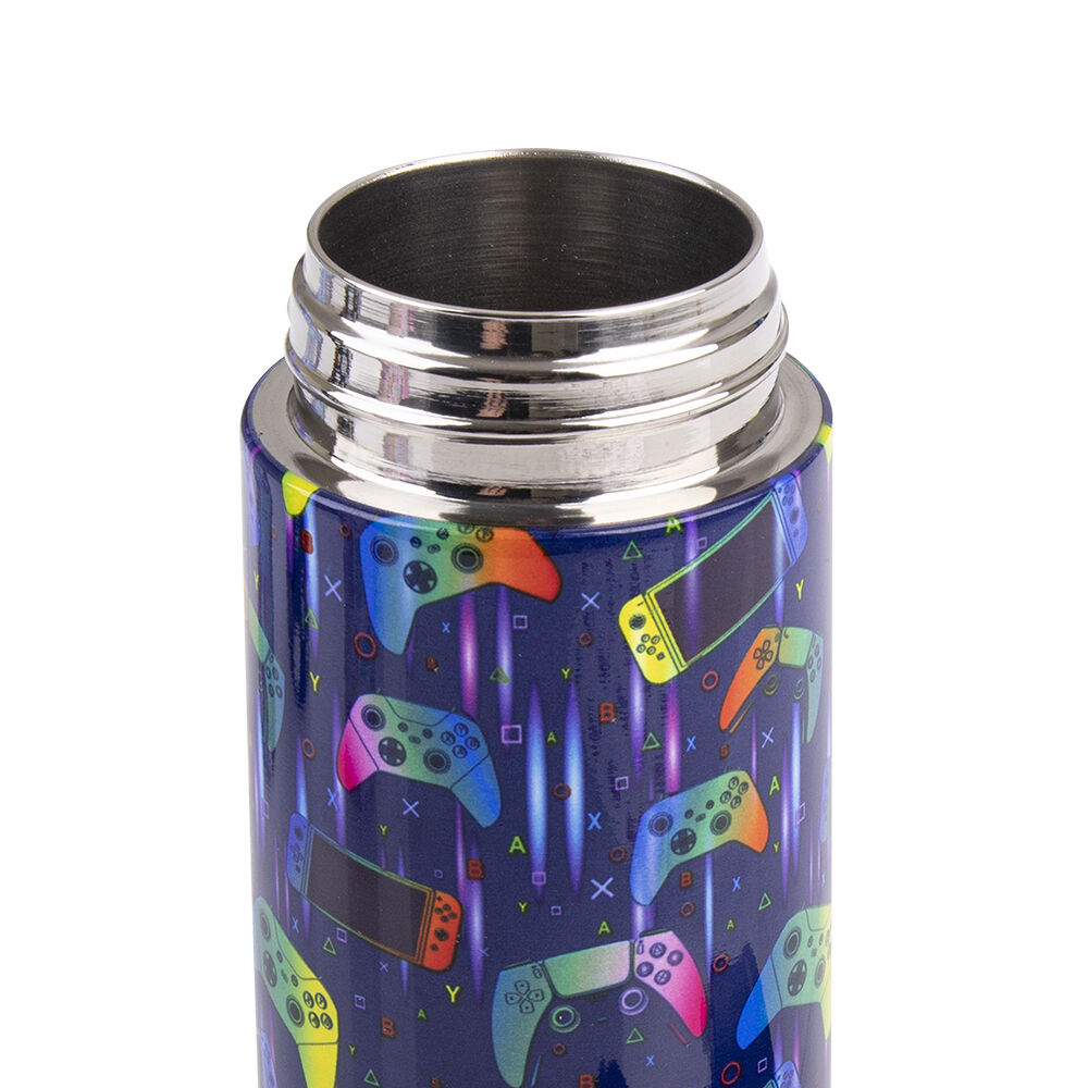 Oasis Stainless Steel Insulated Kids Drink Bottle w/Straw 550ml Gamer